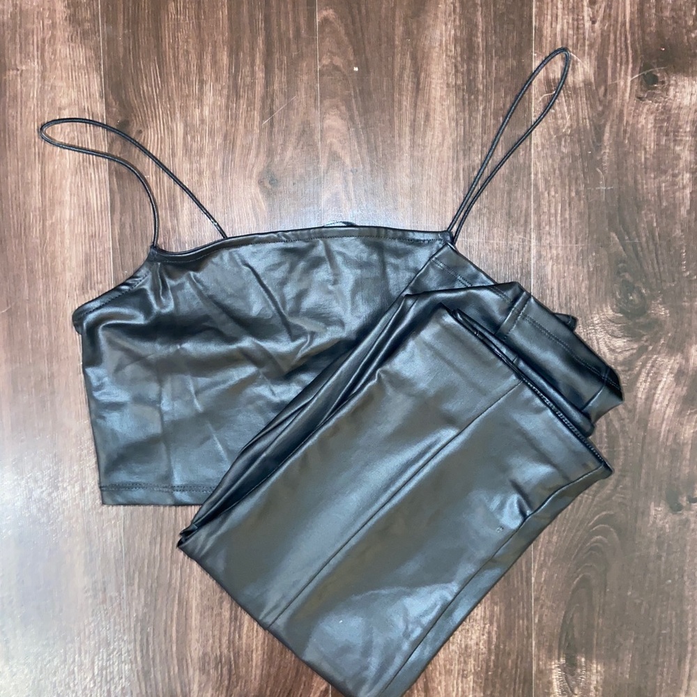 Leather Two Piece
